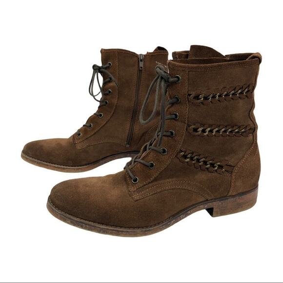 Lavorazione Artigianale Leather Ankle Combat Boots - Picture 14 of 14